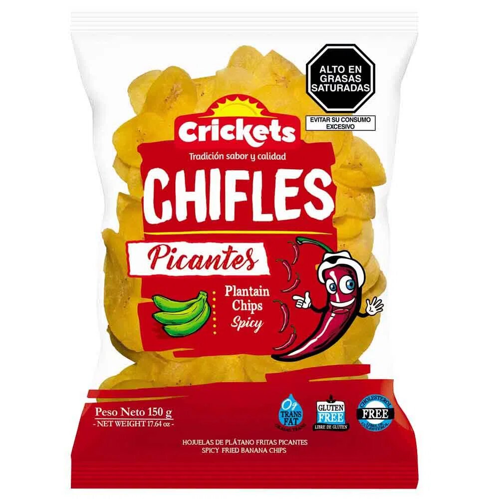 Chifle CRICKETS PICANTE Bolsa 150g